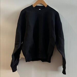 lululemon athletic Black Crewneck Sweater